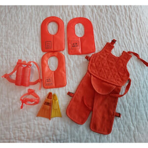 GI Joe Items Diver Vintage Hong Kong Vests Air Tank Mask Scuba SEE details EUC